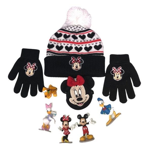 Disney Other - Minnie Mickey Mouse Girls Kids Toys Collectibles Hat Gloves Bucket Chara…